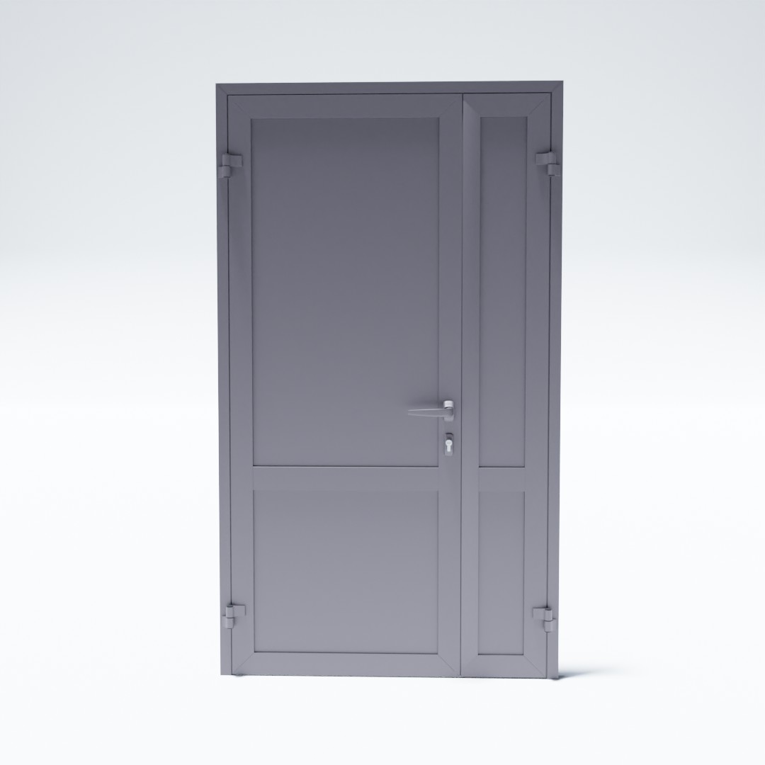 Дверь алюминиевая без терморазрыва (холодная) KRWD45 