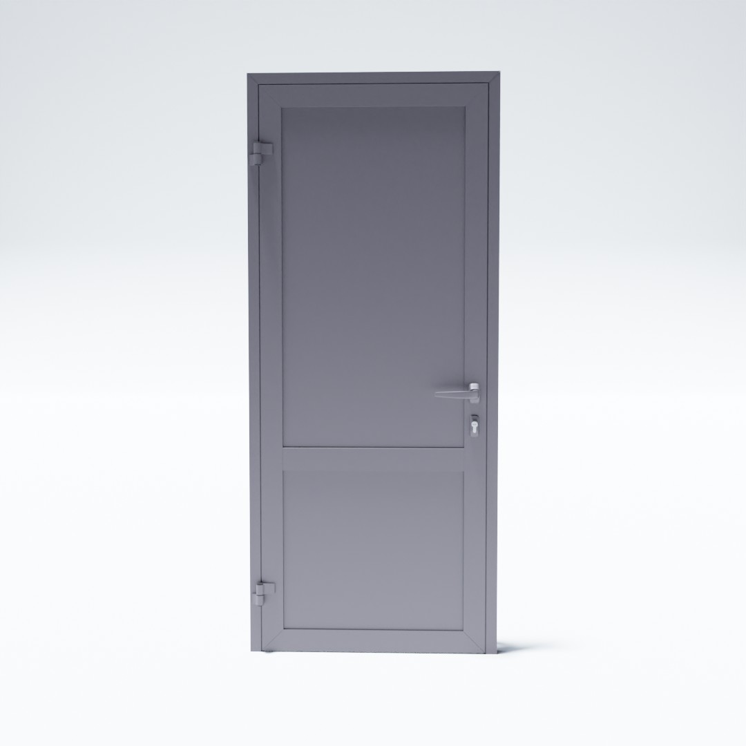 Дверь алюминиевая без терморазрыва (холодная) KRD40