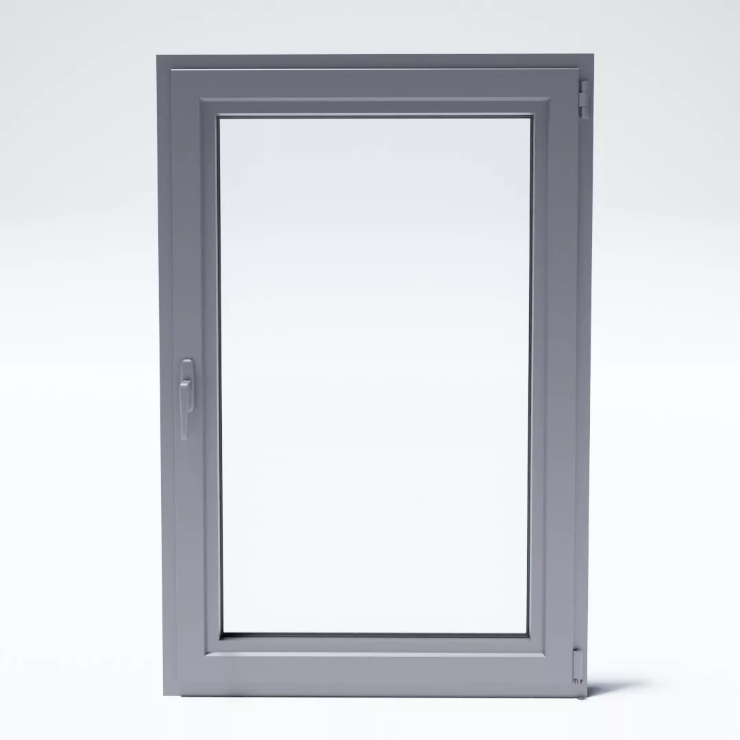 Окно алюминиевое с терморазрывом (теплое) KRWD-64